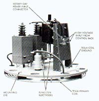 Figure 10. Base Unit of Model 9 Tesla Coil.